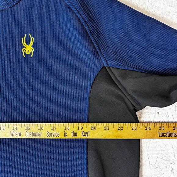 Spyder Men’s XL Blue Outbound 1/2 Zip Long Sleeve Pullover  Jacket - Picture 12 of 15
